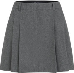 Karl Lagerfeld Fusta Flannel Pleated Mini Skort B4W12015 c20 mid grey melange