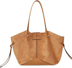 KARL LAGERFELD Geantă K/Pierced Md Tote Suede B4W30359 1ur dark tan