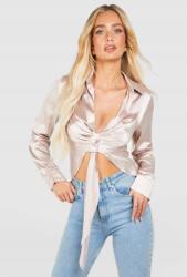 Boohoo Szatén Utánzatú Ing 38-AS