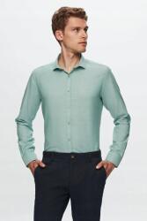  Férfi Casual Hosszú Ujjú Ing Világoszöld Színben XL 5GA (6EF02ORT00288/YEŞIL)