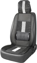 AMiO Husa scaun auto cu bile de masaj, suport lombar si tetiera, dimensiuni 131 x 46 cm, culoare Neagra (AVX-AM03648) - edanco