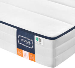 VASAGLE 7-zónás géles memory foam matrac, 90 x 200 x 16 cm, H3 (RMZ112W101)