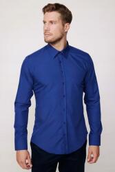 Férfi Ing Casual Kék Hosszú Ujjú Slim M 5GA (DR220013-02)