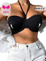 Shein Női Felső Bikini Fürdőruha Fekete 38-AS