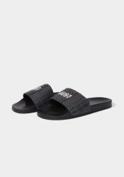 DeFacto Fekete Férfi Flip-flop Papucs Nyomott Mintával És 40 5HA Műanyag Szíjjal