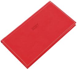 Realsystem Agendă de buzunar REALSYSTEM Bolero P, orizontală, galbenă, cu pagini roșii, 2027 (5712-47)