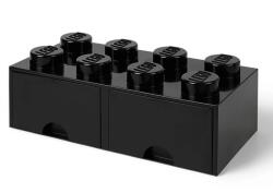 LEGO® Cutie depozitare LEGO 2x4 cu sertare, negru (40061733) - brickplanet