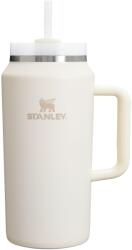 STANLEY 1913 Quencher H2.0 FlowState sticlă de băut cu pai 1.9L - Termo cană răcește timp de 15 ore - 60 de ore cu gheață - Se poate spăla în mașina de spălat vase - Termos fără BPA - Pahar de băut - Cream - 
