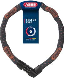 ABUS Lacăt ABUS Tresor 1385/75 Grey Lightning - lacăt cu combinație din oțel călit - lanț pătrat de 6 mm grosime - nivel de siguranță ABUS 6 - 75 cm - gri - 88012 (88012)