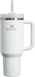 STANLEY Sticlă de băut STANLEY 1913 Quencher H2.0 Flowstate cu pai 1, 2L - Cană termo răcește 11 ore - Răcește 48 de ore cu gheață - Sticlă termos fără BPA - Cupă de băut din oțel inoxidabil - Frost - 1000001