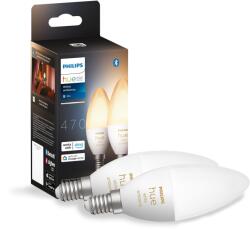 Philips Bec LED Philips Hue White Ambiance E14, pachet dublu, reglabil, toate nuanțele de alb, controlabil prin aplicație, compatibil cu Amazon Alexa (Echo, Echo Dot) - 929002294404