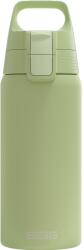 SIGG - Sticlă izolată pentru băuturi - Termos Shield Therm One Eco Green - băuturi carbogazoase - etanșă - lavabilă în mașina de spălat vase - fără BPA - 90% oțel inoxidabil reciclat - verde deschis - 0, 5