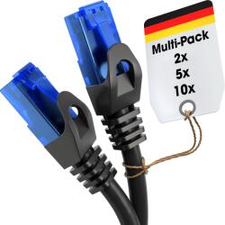 KabelDirekt - cablu LAN/rețea - 10x3m - Gigabit, RJ45, negru - 2438 (2438)