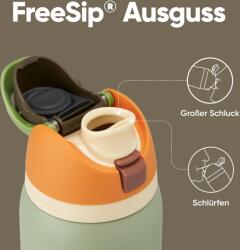 owala Sticlă de băut Owala FreeSip din oțel inoxidabil izolat cu pai, 945 ml - Fără BPA, ideală pentru sport, fitness, activități în aer liber și călătorii, Camo Cool - C06102 (C06102)