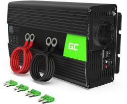 Green Cell Green Cell® 1000W/2000W 24V la 230V Volți Convertor de tensiune pentru mașină Invertor de putere Invertor solar Convertor DC AC Convertor de curent Vehicule Caravană Mașină Încărcător de mașină cu und