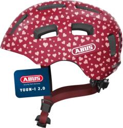 ABUS Unisex, cască de bicicletă, roșu (Cherry Heart), S (48-54 cm) - 63808 (63808)