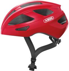 ABUS Casca de bicicleta de drum ABUS Macator - casca de bicicleta sportiva pentru incepatori - si pentru purtatorii de coada de porc - pentru femei si barbati - rosu, marimea S - 87221 (87221)