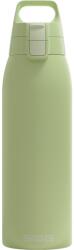 SIGG - Sticlă izolată pentru băuturi - Termos Shield Therm One Eco Green băuturi carbogazoase - Etanșă - Se poate spăla în mașina de spălat vase - Fără BPA - 90% oțel inoxidabil reciclat - Verde deschis - 