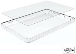 Mission Cables Nou-nouț și „Made for Amazon: carcasă transparentă și protecție de ecran din sticlă pentru tableta Fire HD 8 (versiunea 2022) - MC89 (MC89)