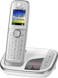 Panasonic Telefon fără fir Panasonic KX-TGJ320GW cu robot telefonic, sistem hands-free, LCD color, securitate DECT, radiații scăzute, baterie de lungă durată, negru (KX-TGJ320GW)