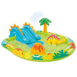 Intex 57166NP Piscina gonflabila cu tobogan Dino, multicolor (57166NP)