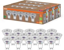 OSRAM Lămpi LED Osram de înaltă eficiență cu clasa de eficiență energetică A, pachet valoare cu 15 becuri, înlocuiește lămpile cu reflectoare convenționale de 50W, alb cald (2700K), E27, sticlă - 4099854298