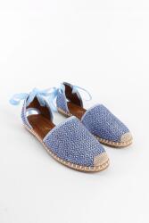  Női Espadrilles Kék, Fonott Orral És Megkötővel 37 5GA