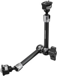 Neewer Braț magic articulat NEEWER de 11", știfturi de poziționare capete sferice de 360° pentru suport pentru monitorul camerei cu șuruburi de 1/4" pentru lumina video pentru monitorul camerei de acțiune DS