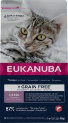 EUKANUBA Junior lazac gabonamentes macskaeledel 2kg agy izom emésztés (8710255189260)