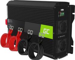 Green Cell PRO 2000W/4000W 12V la 230V Volt Convertor de tensiune pentru mașină Invertor de putere Invertor solar Convertor DC AC Convertor de curent Vehicule Caravană Undă sinusoidală modificată - INVGC10 (INVG