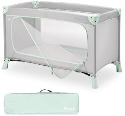 Hauck Pătuț pliant hauck baby cu deschidere XL, Dream N Play Plus Dusty Mint - 600993 (600993)