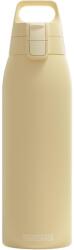 SIGG - Termos Shield Therm One Opti Yellow pentru băuturi carbogazoase - Etanș - Lavabil în mașina de spălat vase - Fără BPA - 90% oțel inoxidabil reciclat - Galben deschis - 1L - 6021.70 (6021.70)