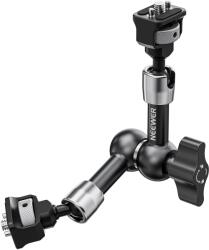 Neewer Braț magic articulat de 7" NEEWER, capete sferice de 360°, știfturi de poziționare pentru suport pentru monitorul camerei cu șuruburi de 1/4" pentru lumina video pentru monitorul camerei de acțiune DS