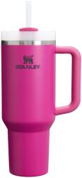 STANLEY 1913 Quencher H2.0 Flowstate Sticlă de băut cu pai 1.2L - Cană termo răcește 11 ore - 48 de ore gheață rece - Se poate spăla în mașina de spălat vase - Sticlă termos fără BPA - Oțel inoxidabil - Fucsi