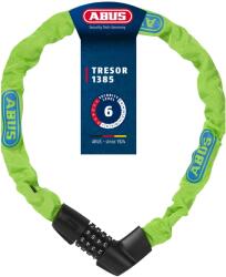 ABUS Lacăt ABUS Tresor 1385/75 Neon - lacăt cu combinație din oțel călit - lanț pătrat de 6 mm grosime - nivel de siguranță ABUS 6 - 75 cm - verde - 71263 (71263)