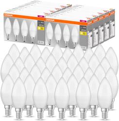 OSRAM LED Base Classic B, în formă de lumânare cu bază E14, nedimmabilă, înlocuiește 40 wați, mat, alb cald - 2700 Kelvin, pachet 40 - 4058075819474