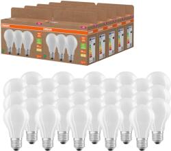 OSRAM Lămpi LED Osram de înaltă eficiență cu clasa de eficiență energetică A, pachet valoare cu 30 de becuri, înlocuiește becurile convenționale de 60W, formă de pară, alb cald (2700K), E27, sticlă mată - 4