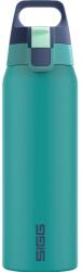 SIGG - Sticlă de băut izolație - Termos Shield Therm One Multicolor Ocean - Băuturi carbogazoase - Etanșă - Se poate spăla în mașina de spălat vase - Fără BPA - Oțel inoxidabil 90% reciclat - Verde - 0.75L