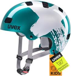 uvex Kid 3 - casca de bicicleta robusta pentru copii - reglare individuala a marimii - ventilatie optimizata - teal-argintiu - 51-55 cm - S414819