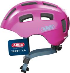 ABUS Da Ragazzi, unisex, cască de bicicletă, roz (roz strălucitor), M (52-57 cm) - 40165 (40165)