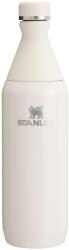 STANLEY 1913 Sticlă de băut All Day Slim din oțel inoxidabil 0.6L - Termos răcește 6 ore - 11 ore gheață-rece - Fără BPA - Sticlă de apă etanșă - Sigură pentru mașina de spălat vase - Cream - 10-12069-022 (10