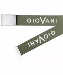  Khaki textil öv- Giovani 130 ezüst fehér (Giovani_khaki)