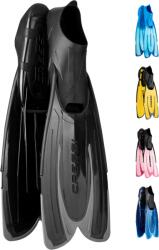 CRESSI Aripioare de înot Cressi Agua - Secțiune reglabilă pentru picior pentru scufundări - Aripioare scurte ergonomice Adulți și copii - Material rezistent pentru aripioare - Negru/Sheer Joy - 43/44 - CA206