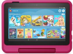 Amazon Husă potrivită pentru copii pentru tableta Fire 7 (compatibilă doar cu a 12-a generație, 2022), pentru vârsta de 6 ani în sus, design curcubeu - 53-028174 (B09DLFC4PC)
