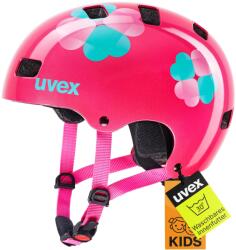 uvex Kid 3 - casca de bicicleta robusta pentru copii - reglare individuala a marimii - ventilatie optimizata - floare roz - 51-55 cm - S4148193315 (S4148193315)