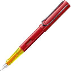LAMY Pix stilou Lamy AL-star roșu lucios cu vârf de oțel lustruit în lățime de linie F - 1236535 (1236535)