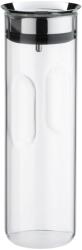 WMF Carafă de apă WMF Motion 1, 25 l, înălțime 29 cm, carafă din sticlă cu capac, capac din silicon, sistem de închidere CloseUp, mâner încastrat, carafă de apă cu capac, lavabilă în mașina de spălat vase