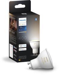 Philips White Ambiance GU10 LED Spot 1er Pack (400lm), lampă LED dimabilă pentru sistemul de iluminat Hue, cu lumină caldă, control inteligent al luminii prin voce și aplicație. - 8720169229976