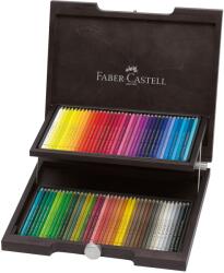 Faber-Castell - Set de creioane colorate Polychromos 72 de culori într-o cutie de lemn - 18-110072 (18-110072)