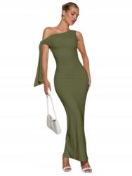 Shein Borítékos Ruha Elegáns Maxi Hosszú Megkötős Ujjú 40/42 1HM